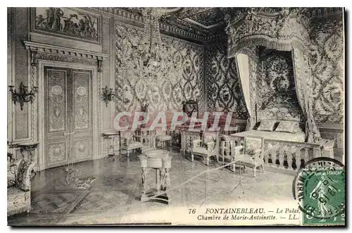 Cartes postales Fontainebleau le Palais Chambre de Marie Antoinette