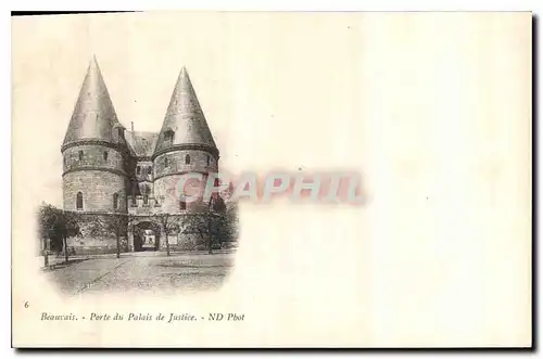 Cartes postales Beauvais Porte du Palais de Justice