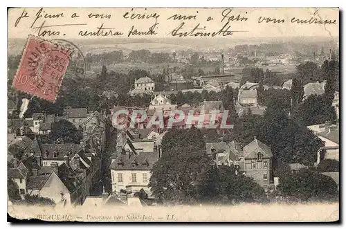 Cartes postales Beauvais Panorama vers Saint Just