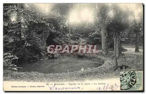 Cartes postales Beauvais Square de la Gare la Grotte