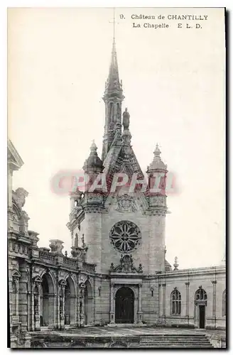 Cartes postales Chateau de Chantilly la Chapelle