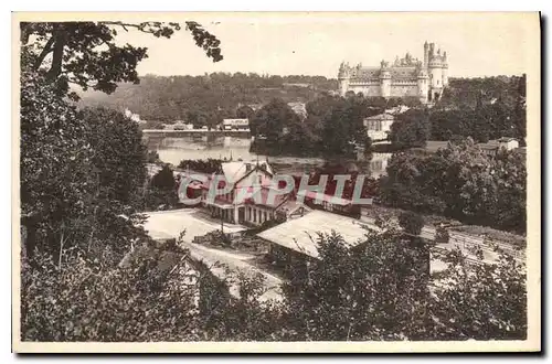 Cartes postales Pierrefonds le Chateau l'Etang la Gare