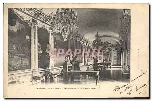 Cartes postales Chantilly la Galerie des Batailles du Grand Conde