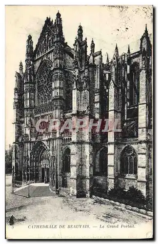 Ansichtskarte AK Cathedrale de Beauvais le Grand Portail