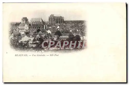 Cartes postales Beauvais vue generale