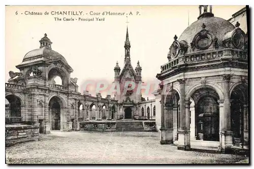 Cartes postales Chateau de Chantilly Cour d'Honneur