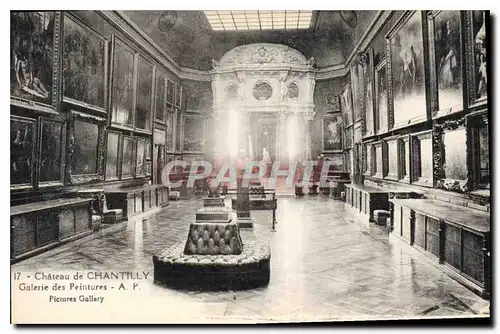 Ansichtskarte AK Chateau de Chantilly Galerie des Peintures