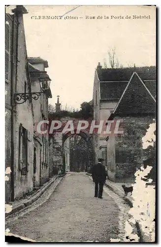 Cartes postales Clermont Oise Rue de la Porte de Nointel