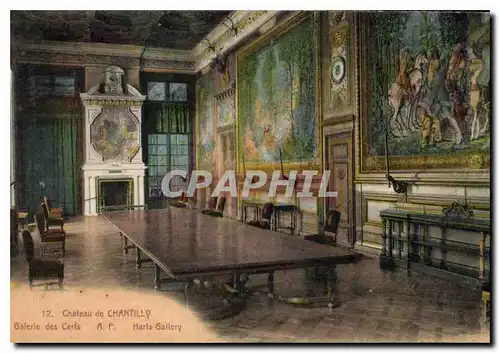 Cartes postales Chateau de Chantilly Galerie des Cerfs