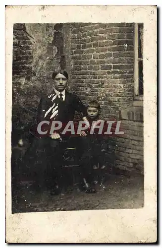 CARTE PHOTO homme Enfant