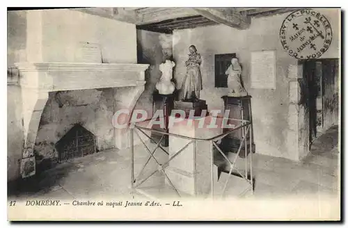 Cartes postales Domremy Chambre ou Naquit Jeanne D'Arc
