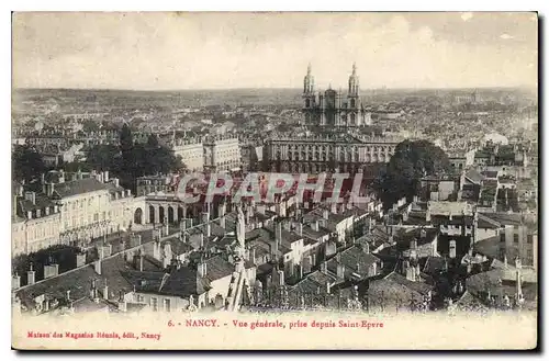 Cartes postales Nancy Vue generale prise depuis Saint Epure