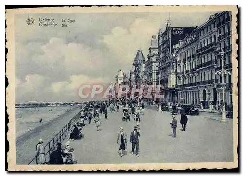 Cartes postales Ostende la Digue