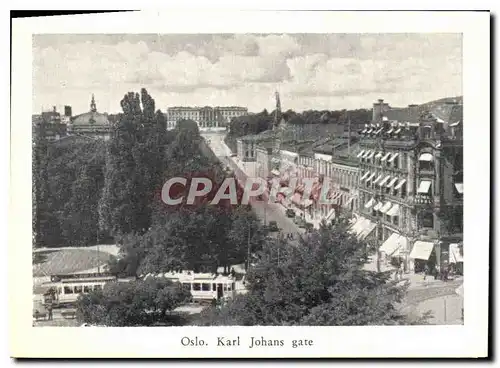 Cartes postales moderne Oslo Karl Johans gate