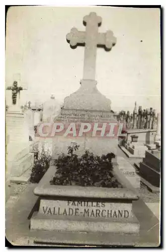 Photo Tombe Familles Vallade Marchand