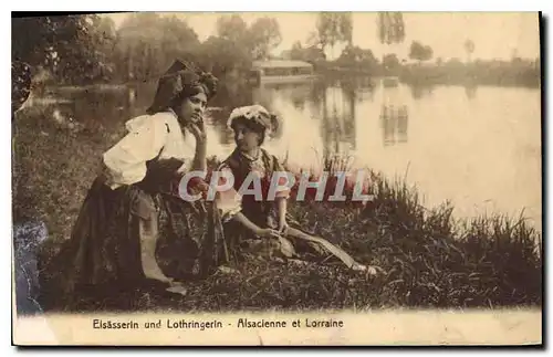 Cartes postales Alsacienne et Lorraine Folklore