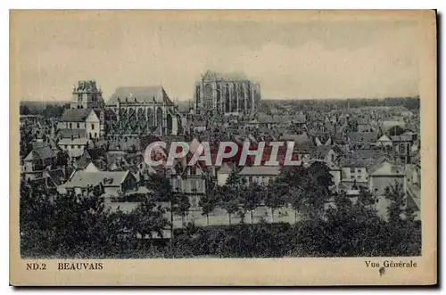 Cartes postales Beauvais Vue generale