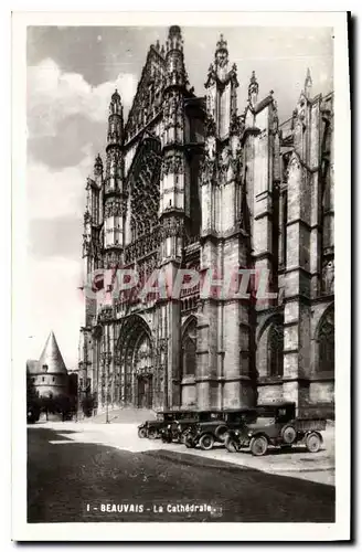 Cartes postales Beauvais la Cathedrale Automobile