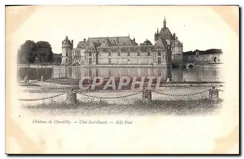 Ansichtskarte AK Chateau de Chantilly Cote sud Ouest