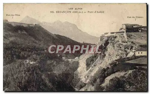 Ansichtskarte AK Les Alpes Briancon Pont d'Asfeld