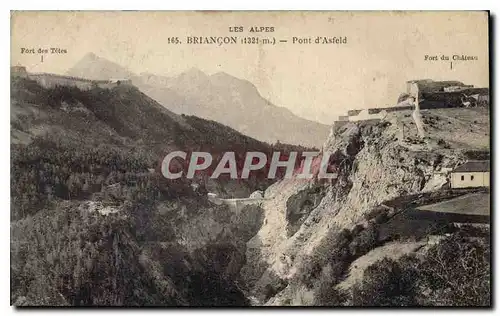 Cartes postales Les Alpes Briancon Pont d'Asfeld