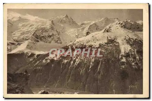 Cartes postales La Douce France Les Alpes Le Massif du Pelvoux et les derniers prolongements des Grandes Routes