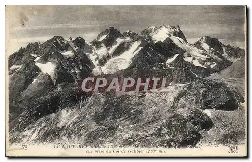 Cartes postales Le Lautaret vue prise du Col de Galibier