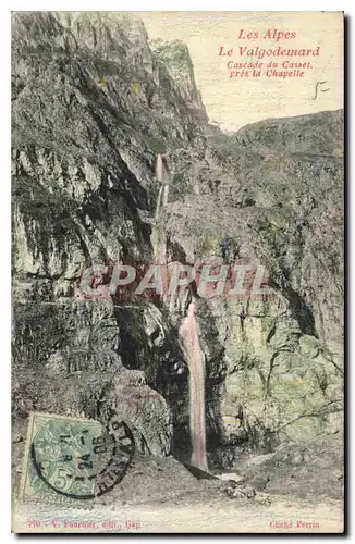 Cartes postales Les Alpes Le Valgodemard Cascade du Cassel pres la Chapelle