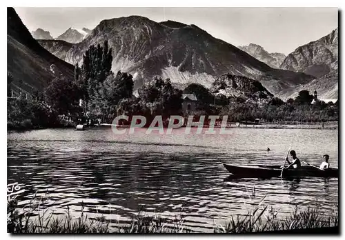 Cartes postales Les Alpes La Roche de Rame le lac tete de la Rochaille Canoe