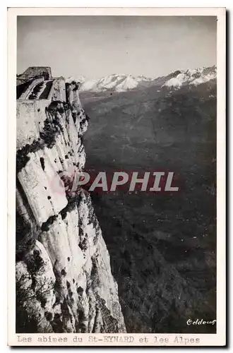 Cartes postales Les abimes du St Eynard et les Alpes