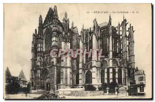 Cartes postales Beauvais La Cathedrale