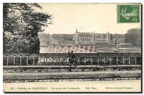 Ansichtskarte AK Chateau de Chantilly vue prise du Vertugadin