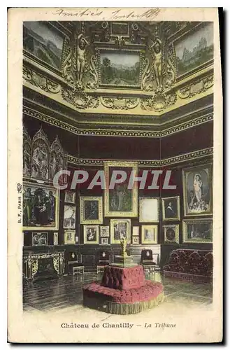 Cartes postales Chateau de Chantilly La Tribune