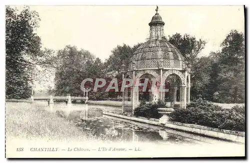 Cartes postales Chantilly le Chateau L'Ile d'Amour