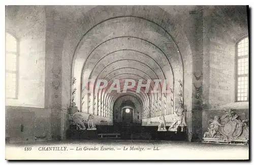 Ansichtskarte AK Chantilly les Grandes Ecuries Le manege Chevaux