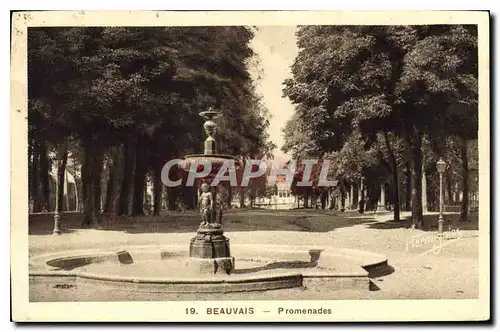 Cartes postales Beauvais Promenades