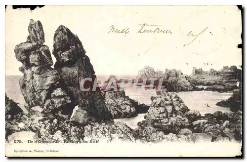 Cartes postales Ile de Ouessant Rochers du Stiff