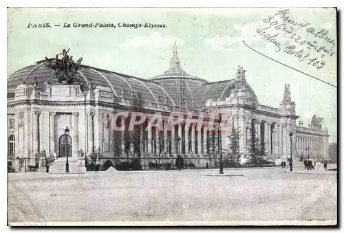 Ansichtskarte AK Paris le Grand Palais Champs Elysees