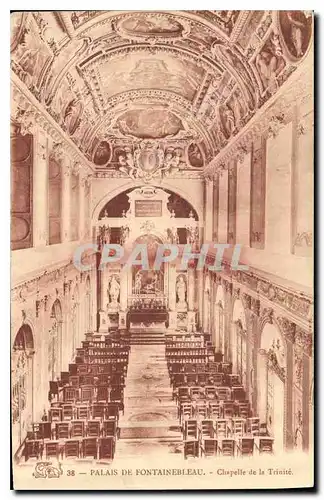 Ansichtskarte AK Palais de Fontainebleau Chapelle de la Trinite