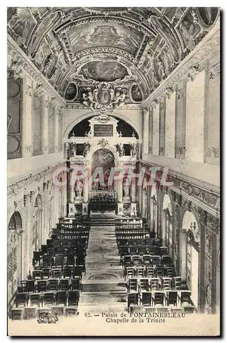 Ansichtskarte AK Palais de Fontainebleau Chapelle de la Trinite