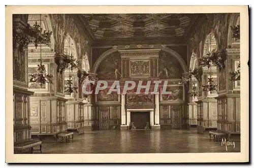 Ansichtskarte AK Les Petit Tableaux de L'Ile de France Palais de Fontainebleau la Galerie Henri II ou Salle de Ba