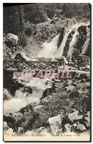 Ansichtskarte AK Env de Cauterets Cascade de Lutour