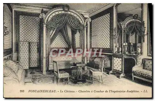 Ansichtskarte AK Fontainebleau Le Chateau Chambre a Coucher de l'Imperatrice Josephine