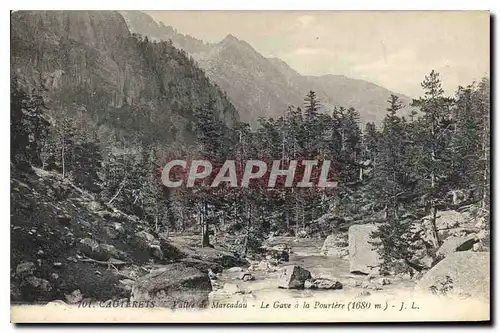 Cartes postales Cauterets Vallee de Mareadau Le Gave a la Pourtere