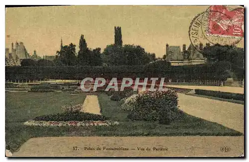 Ansichtskarte AK Palais de Fontainebleau Vue du Parterre