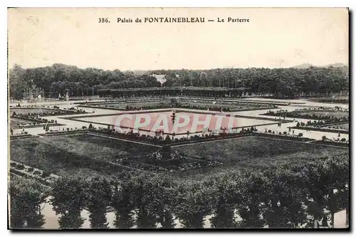 Ansichtskarte AK Palais de Fontainebleau Le Parterre