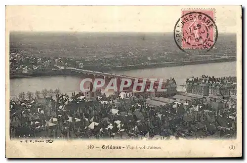 Cartes postales Orleans Vue avol d'Oiseau