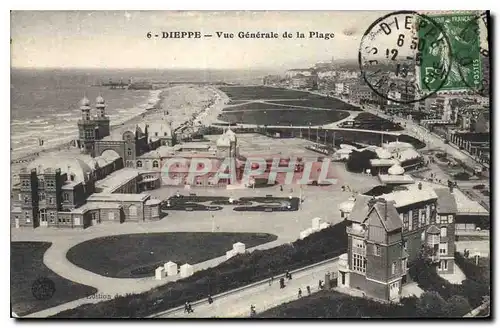 Ansichtskarte AK Dieppe Vue Generale de la Plage