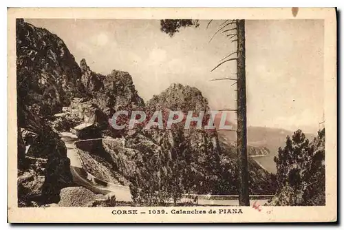 Cartes postales Corse Calanches de Piana