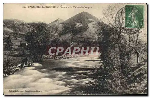 Cartes postales Bagneres de Bigorre L'Adour et la Vallee de Campan